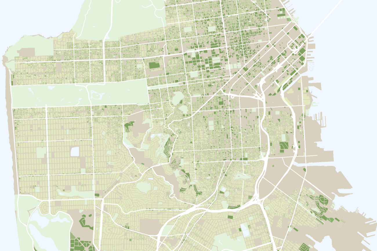A map of San Francisco 