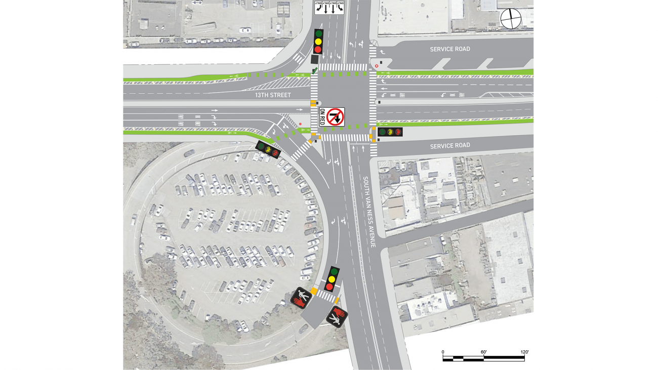  South Van Ness Avenue and 13th Street Improvement Plan