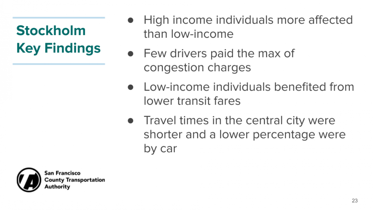 Stockholm key findings