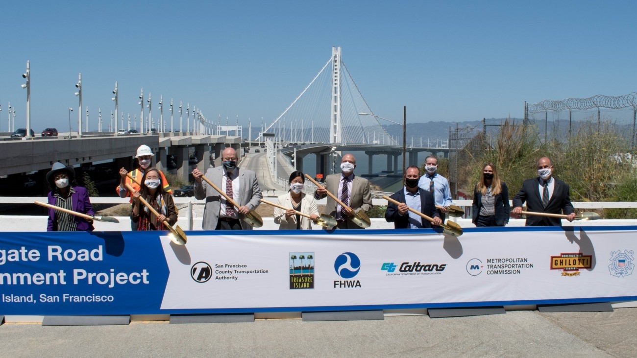 Group photo of Southgate Road project team