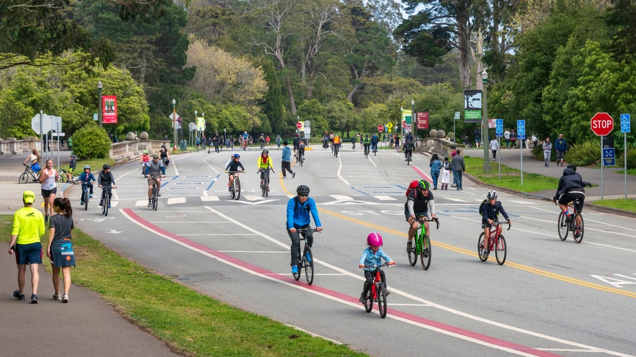 Car-Free John F Kennedy in Golden Gate Park