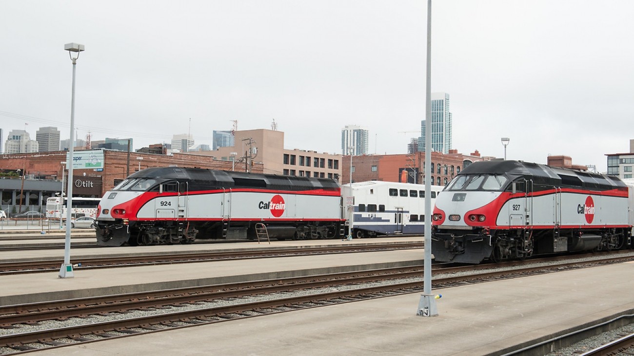 Caltrain trains