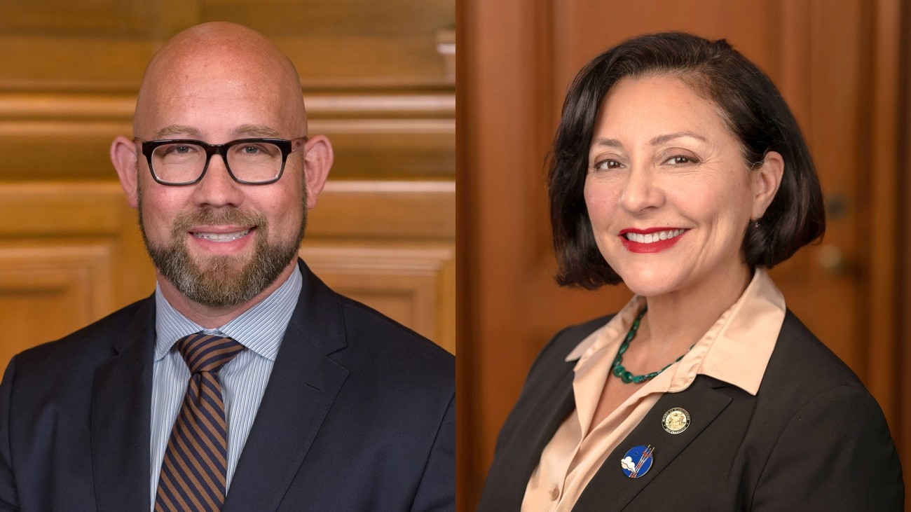 Portraits of Chair Mandelman and Vice Chair Melgar