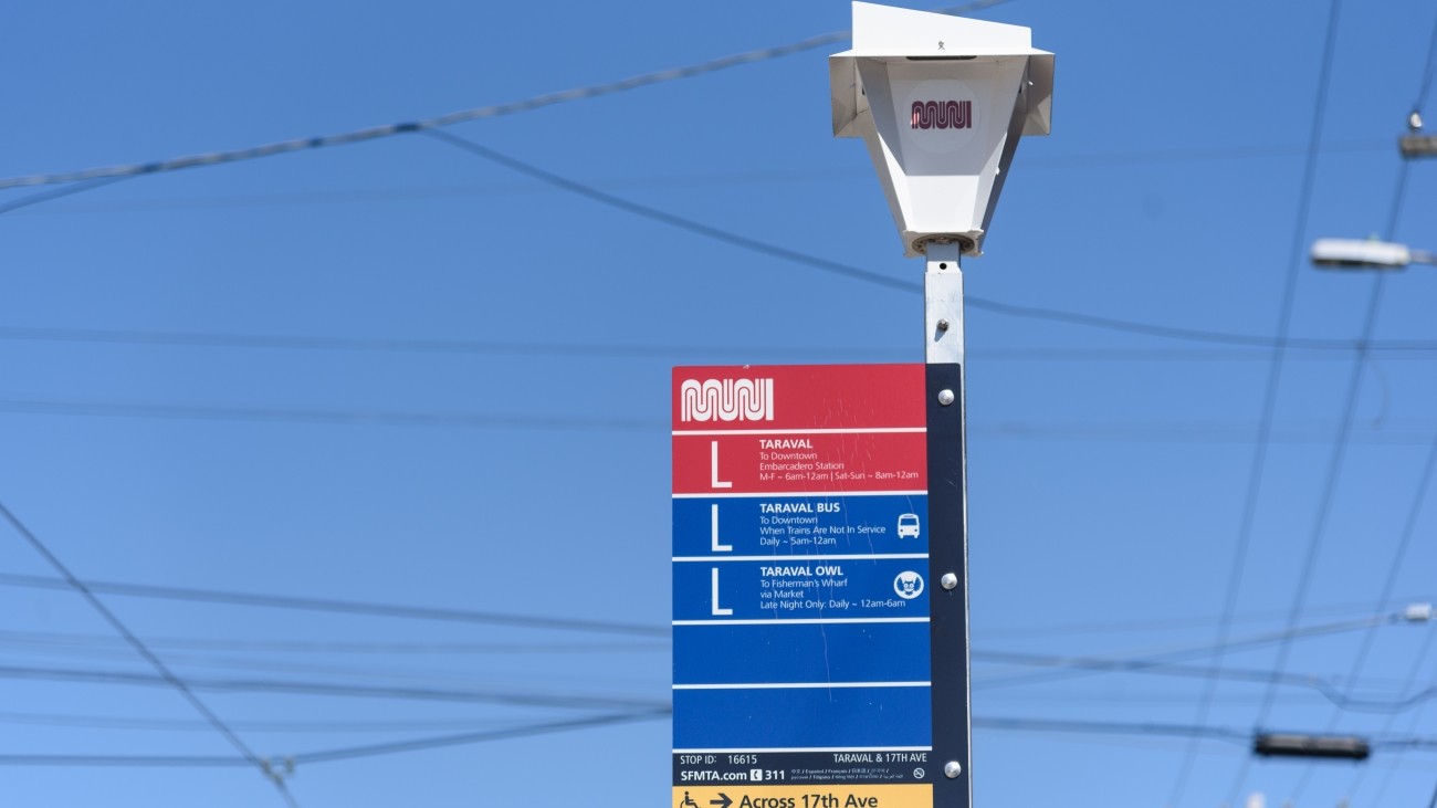 L Taraval Stop Signage
