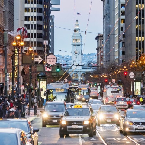 picture of congestion on market st